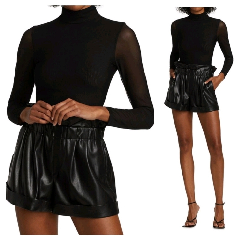 Alice + Olivia Clarinda Turtleneck Long Sleeve Bodysuit Size XL NWT $395 - Picture 9 of 16